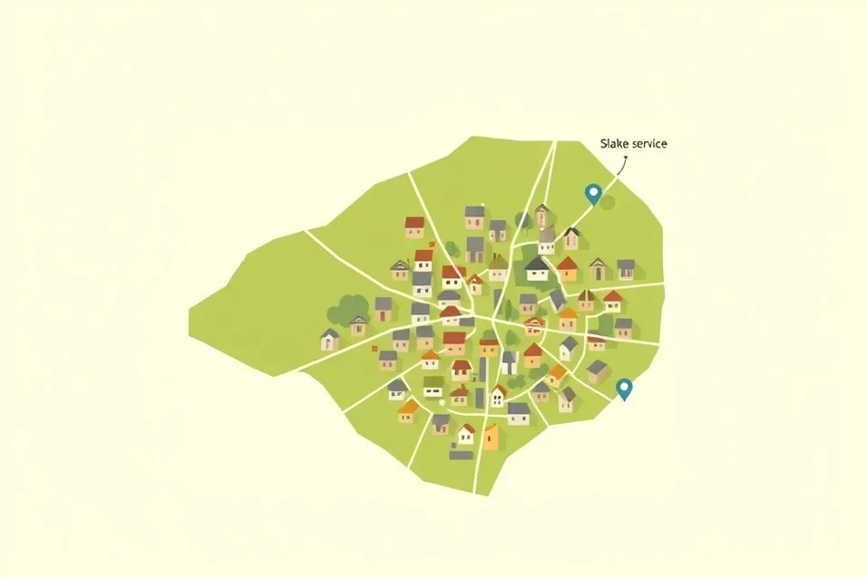Carte du secteur d'intervention autour de Jouy-le-Moutier (95280)